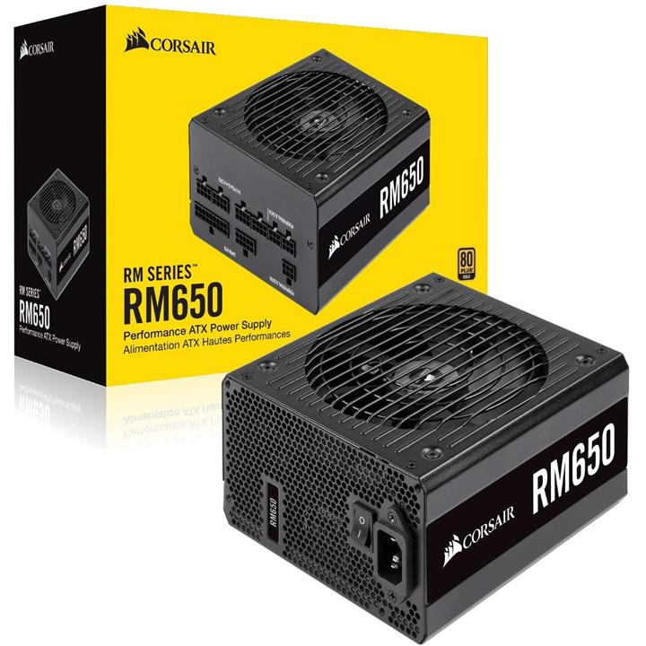 پاور RM650 80PLUS Gold Power Supply Power Corsair RM650 80PLUS Gold Supply